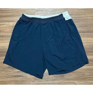 Birddogs Boom For Your Boomstick Men's Navy Lined Athletic 7" Shorts Sz L